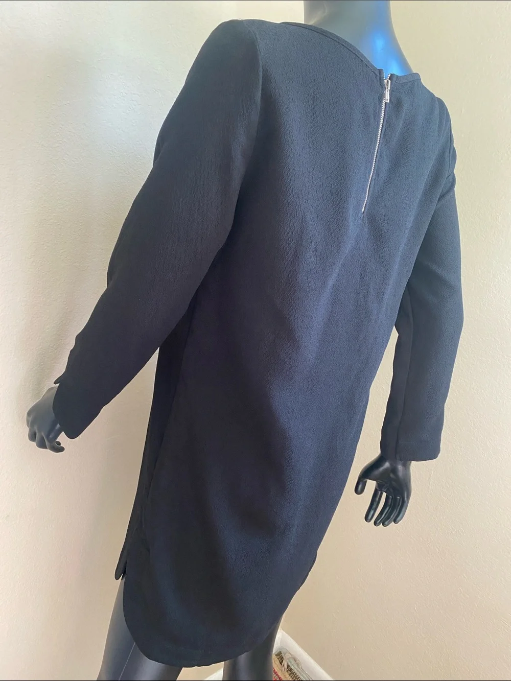 mittoshop Black Long Sleeve Shift Dress NWTs
